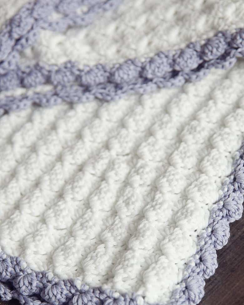 Vintage crochet baby blanket pattern
