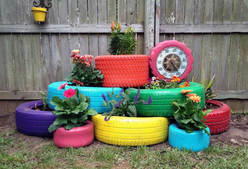 Diy Tire Planters