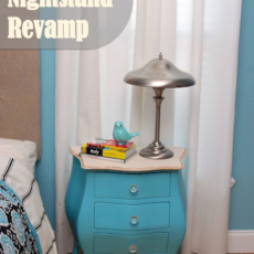 Antique nightstand revamping project