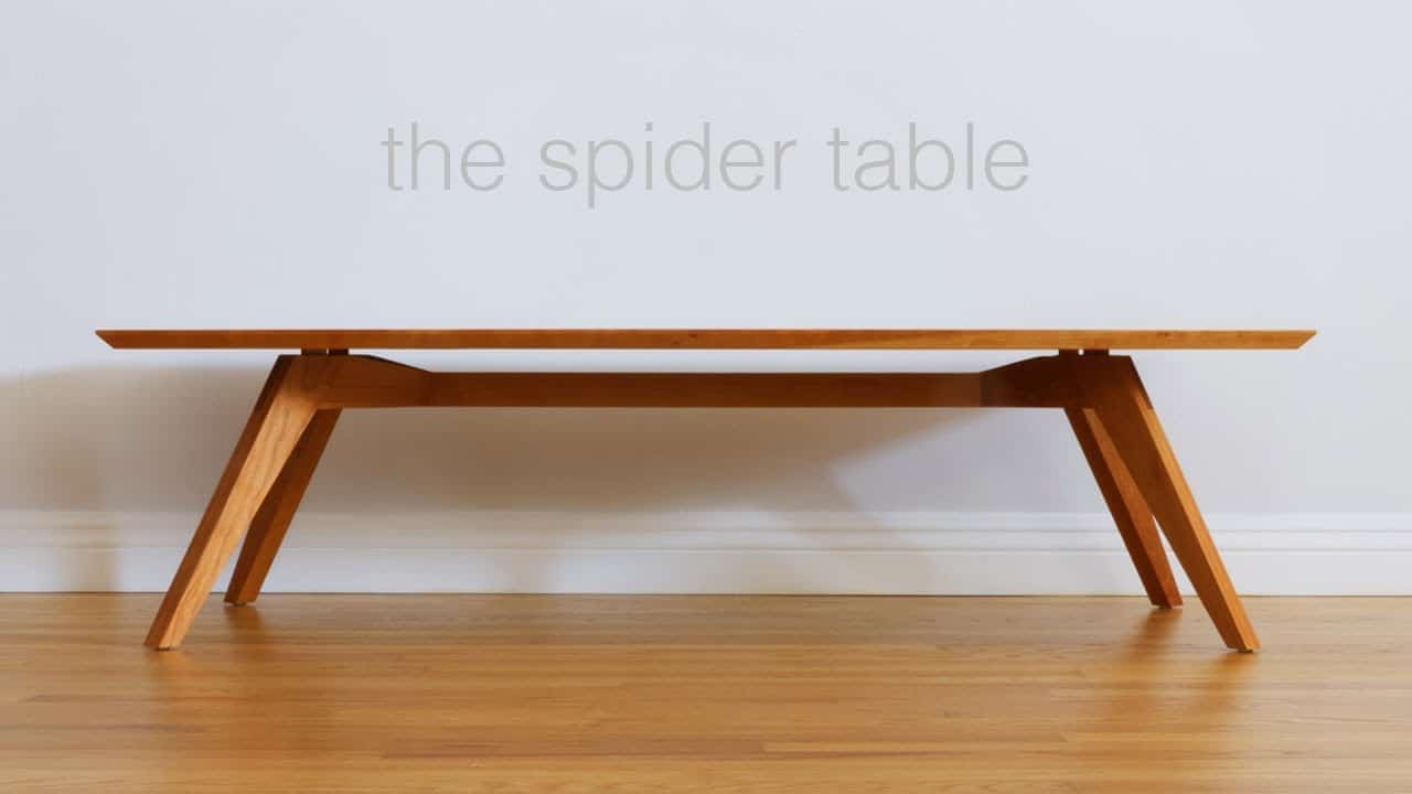 Midcentury spider table