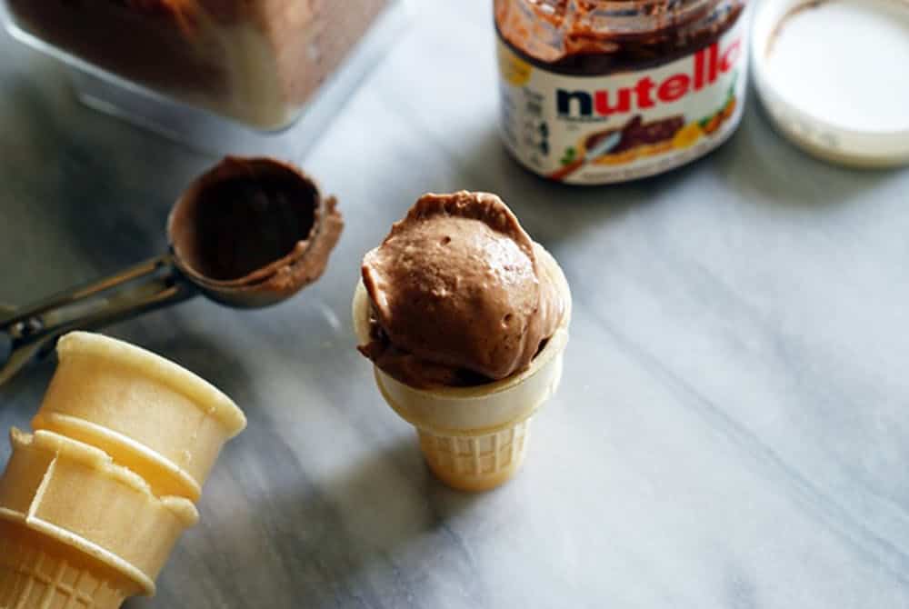 Nutella ice cream recipe