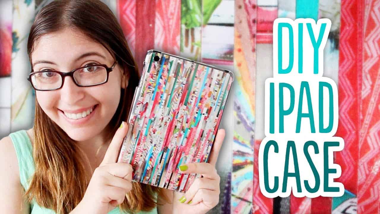 قاب Diy ipad ساخته شده از مجلات