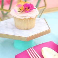 Diy marble cake stand
