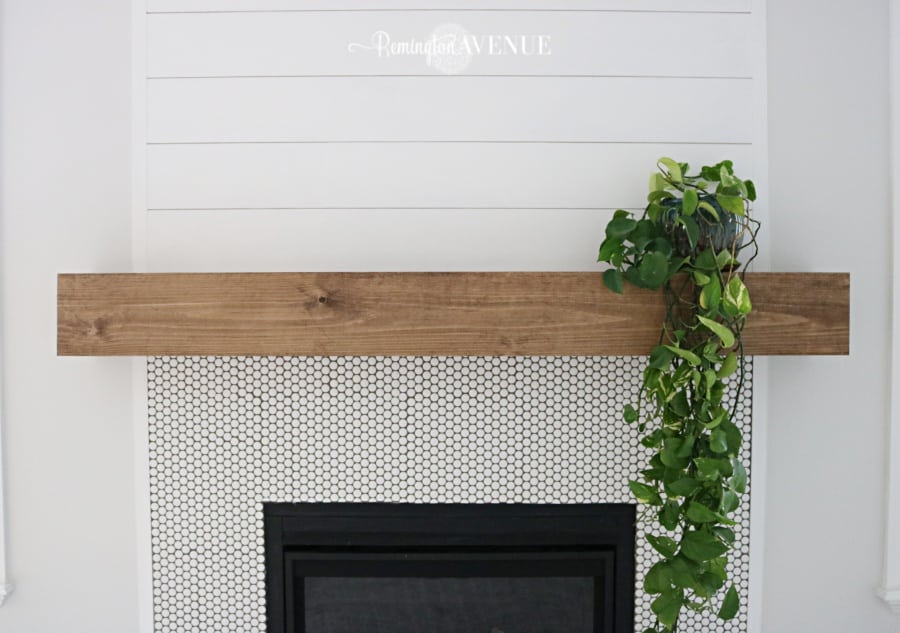  Easy diy wood mantel