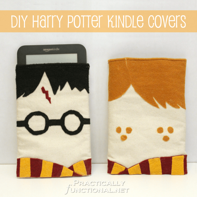 Felt harry potter themed ipad sleeves