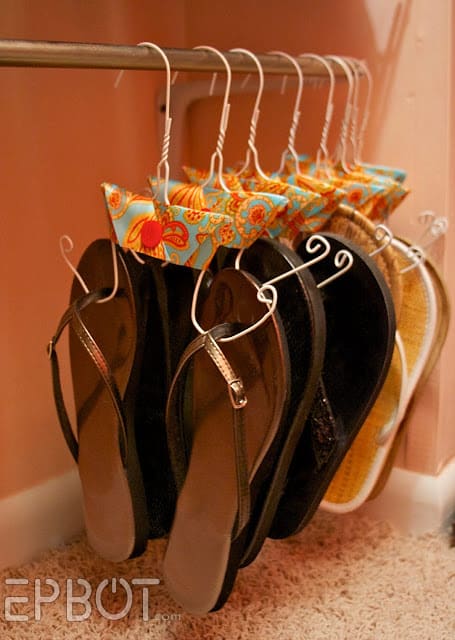 Flip flop hangers