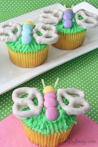 Butterfly Easy Cupcake Recipes for Spring