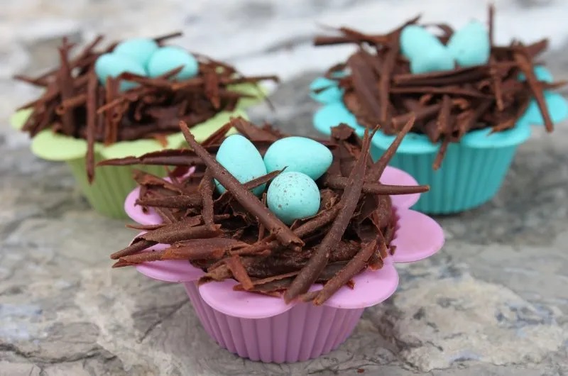 Easy Cupcake Recipe - Spring Cupcakes with Egg Nest