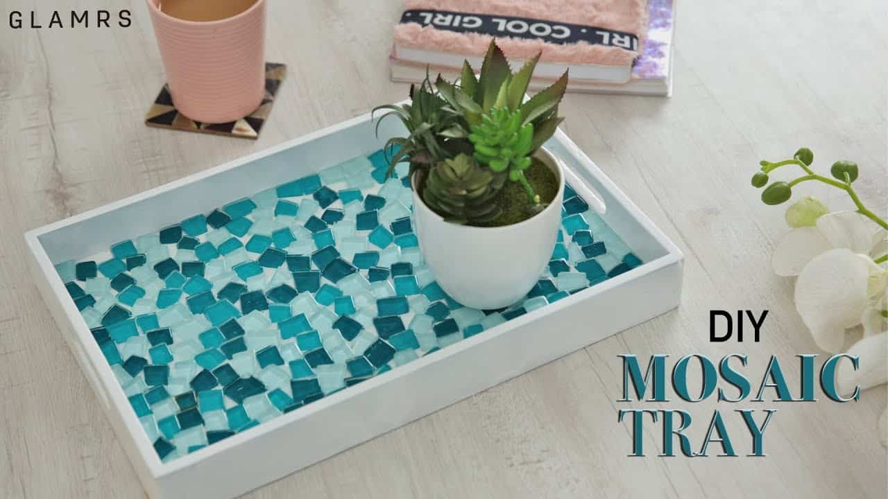 Diy mosaic tray