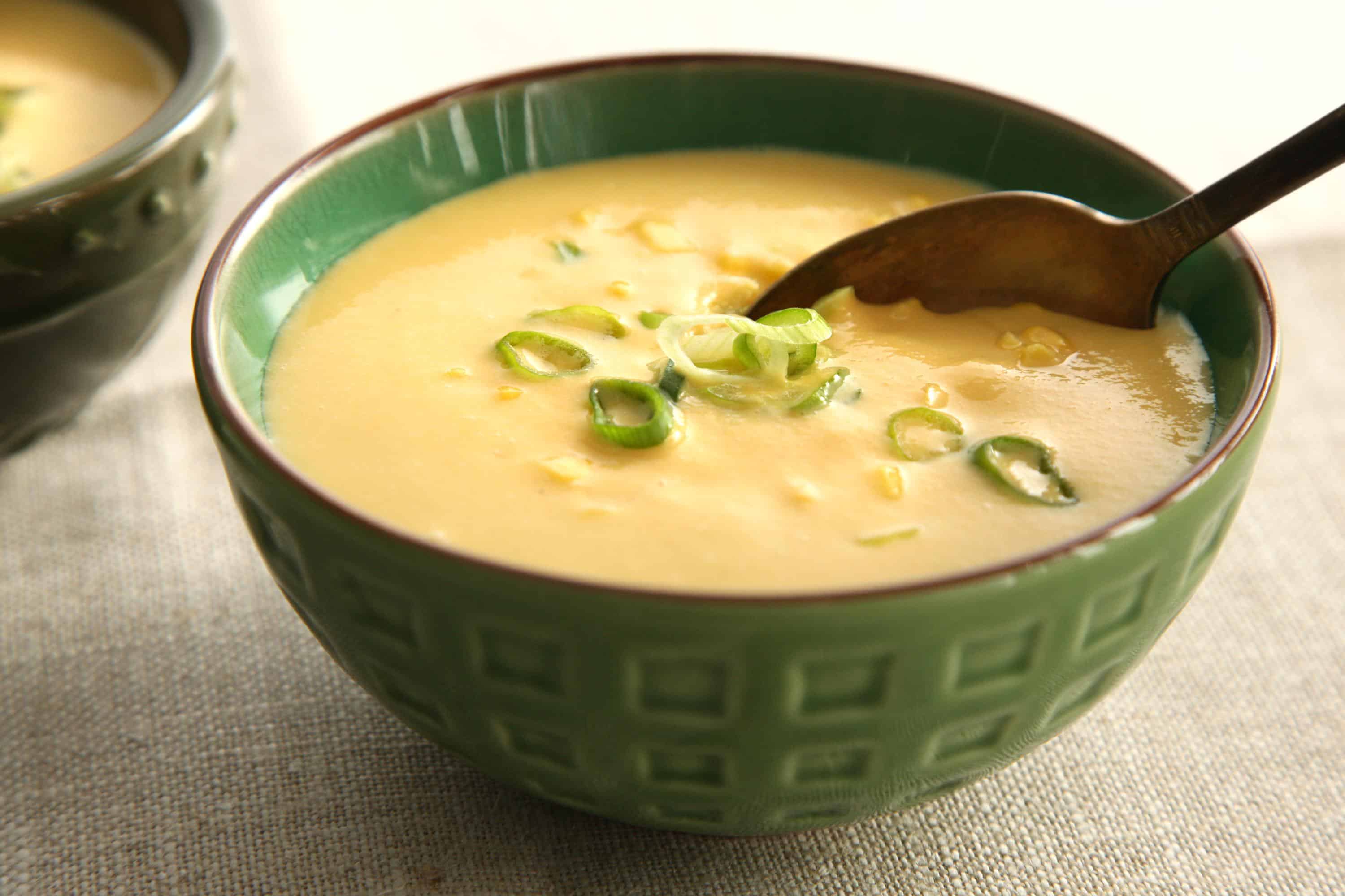 Easy chipotle corn soup
