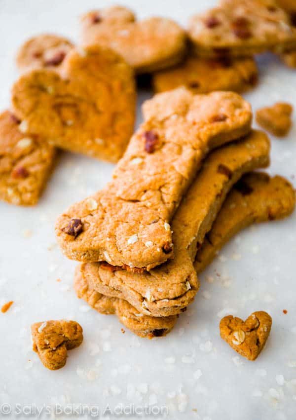 Homemade peanut butter bacon treats