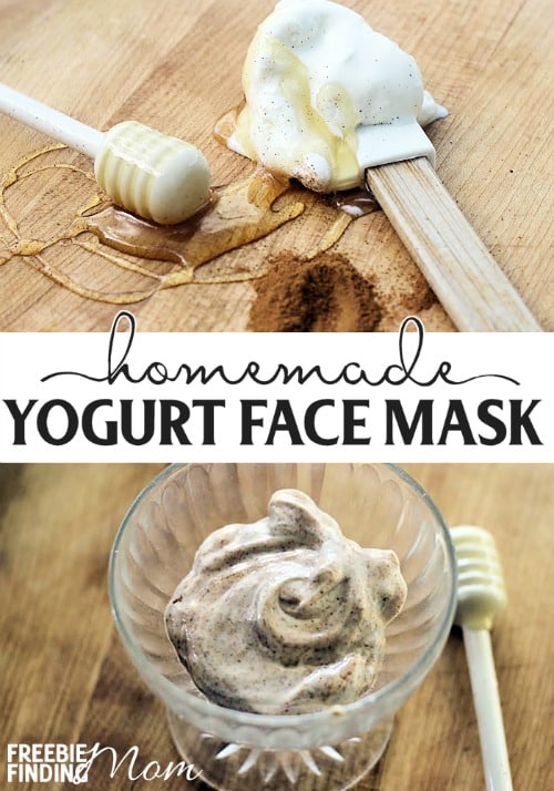 Homemade yogurt face mask