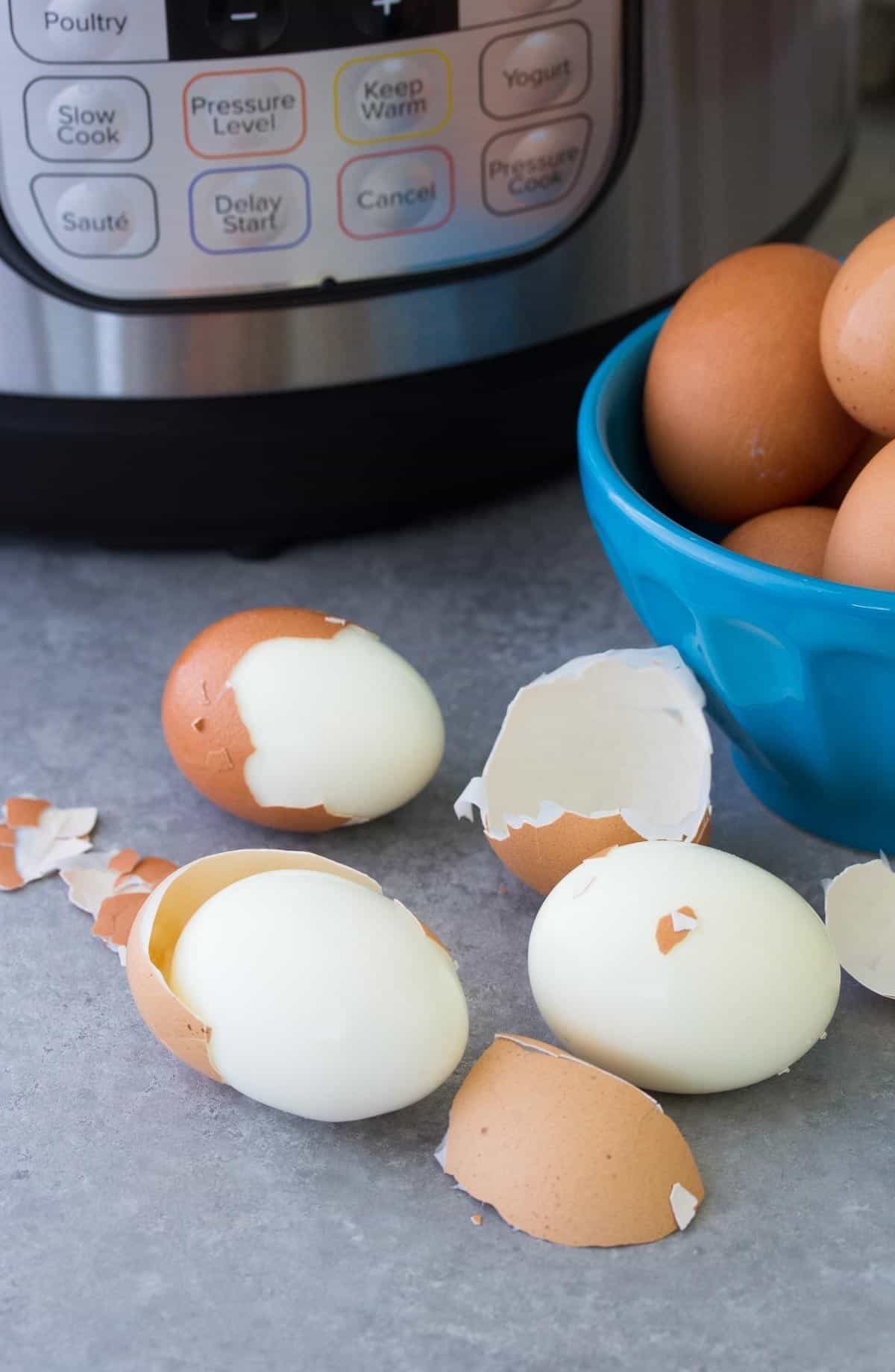 Instant pot hard boiled eggs