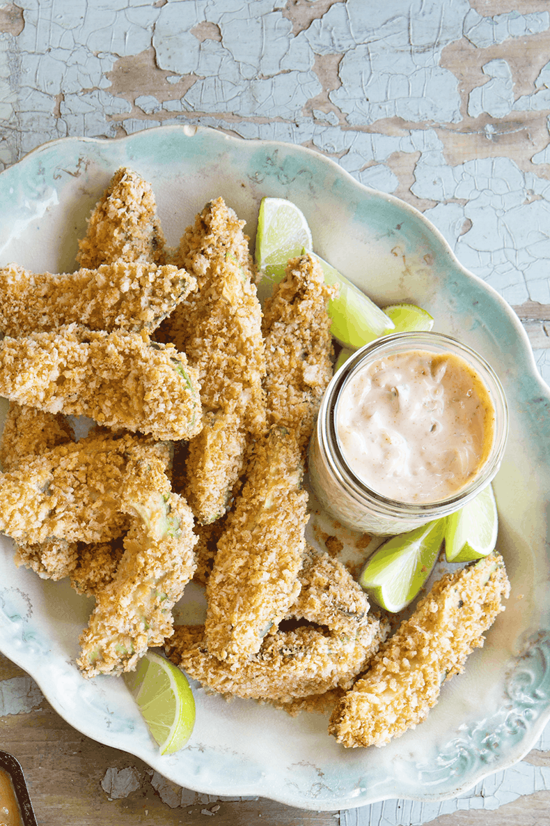 Oven avocado fries