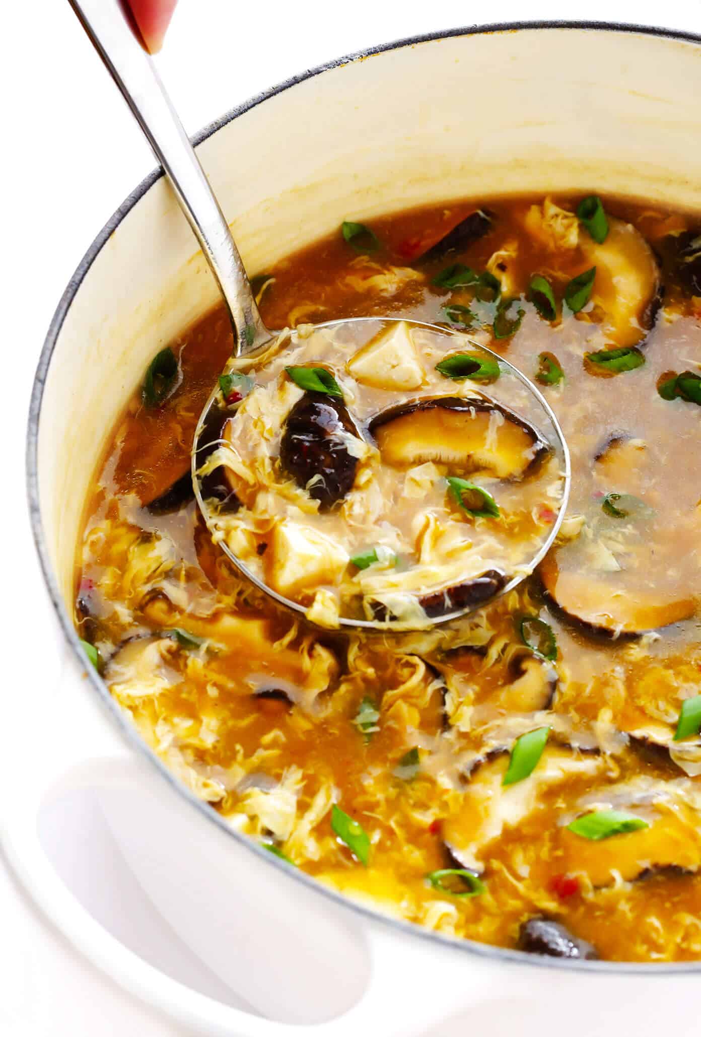 Simple hot and sour soup