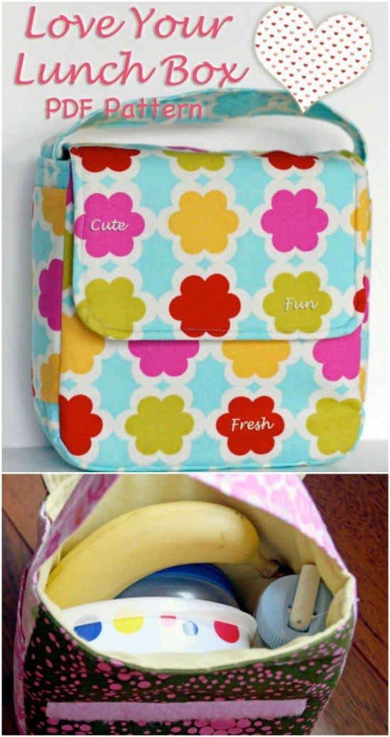 Chubby Lunch Tote - Free Sewing Pattern!