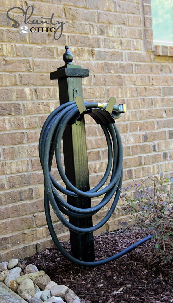 $15 diy hose holding post