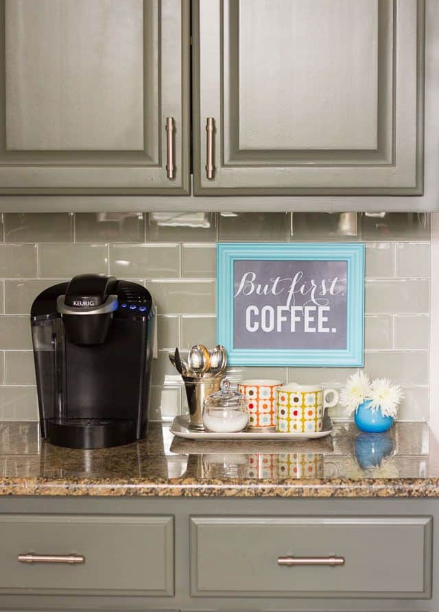 Diy coffee station