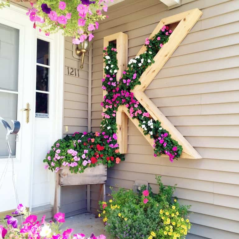 Diy monogram planter