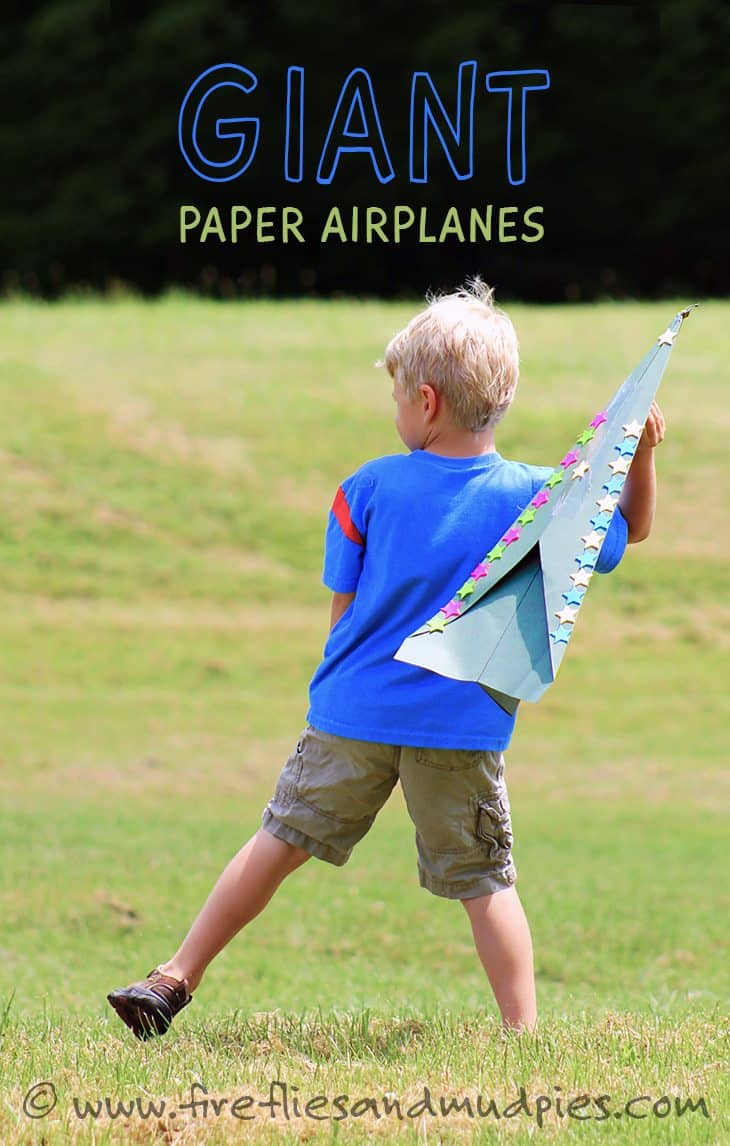 Giant paper airplanes