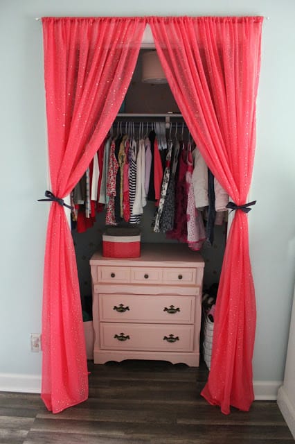 Princess curtains for closet doors