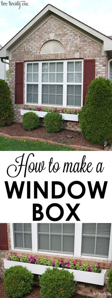 Simple diy window box