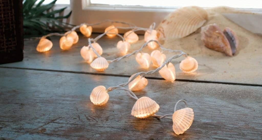 Seashell string lights
