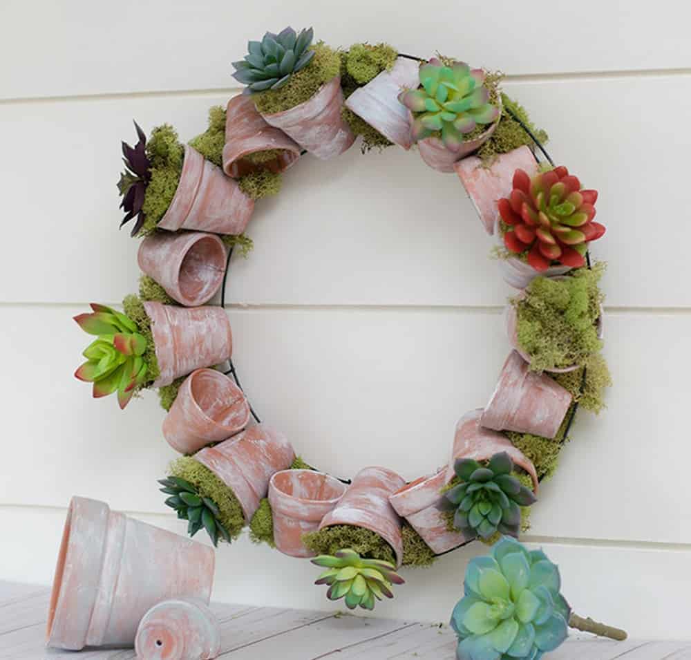 Succulent wreath diy