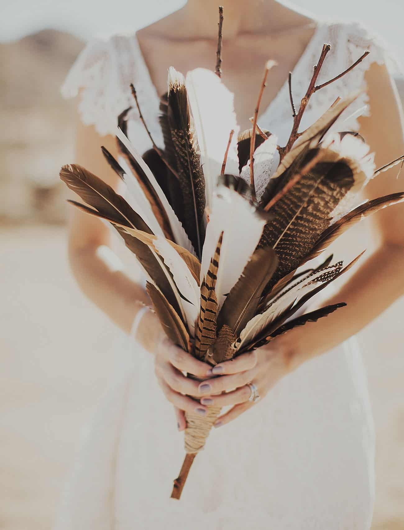 Diy feather bouquet