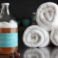 Homemade liquid laundry detergent recipe