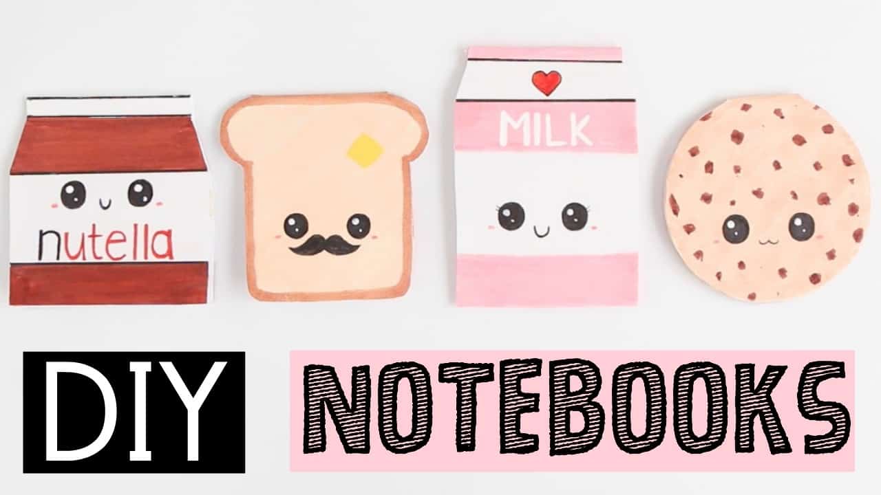 Adorable food shaped notebooks