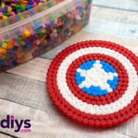 Easy how to make a cool captain america freezer magnet