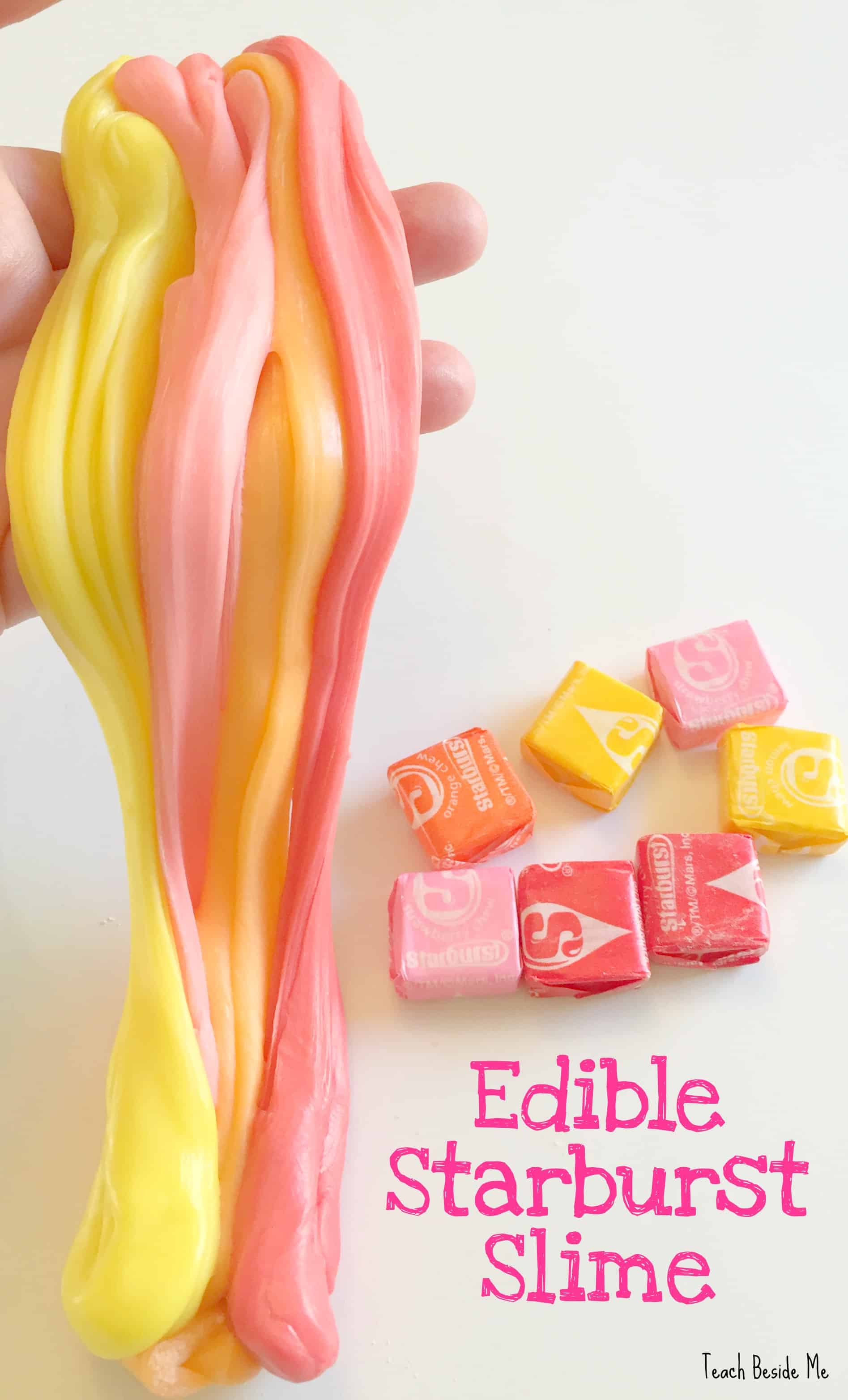 Edible starbust candy slime