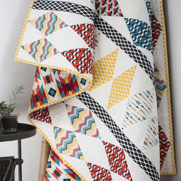 Free quilt pattern aztec design