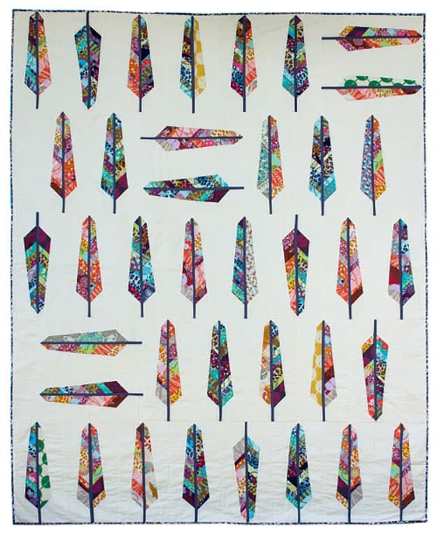 Free quilt pattern feathers
