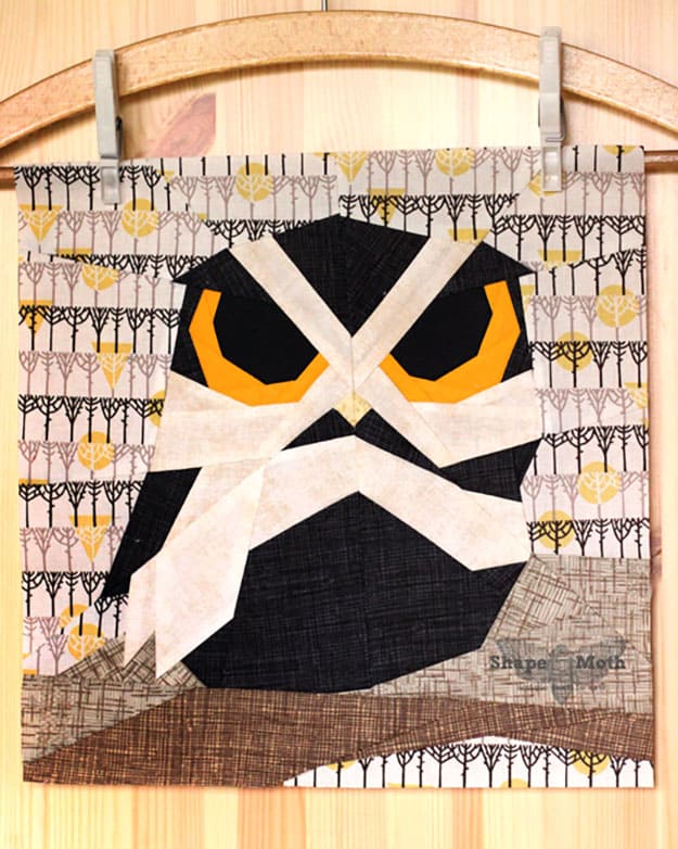 Free quilt pattern owl design ideas