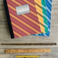 Hogwarts inspired notebooks