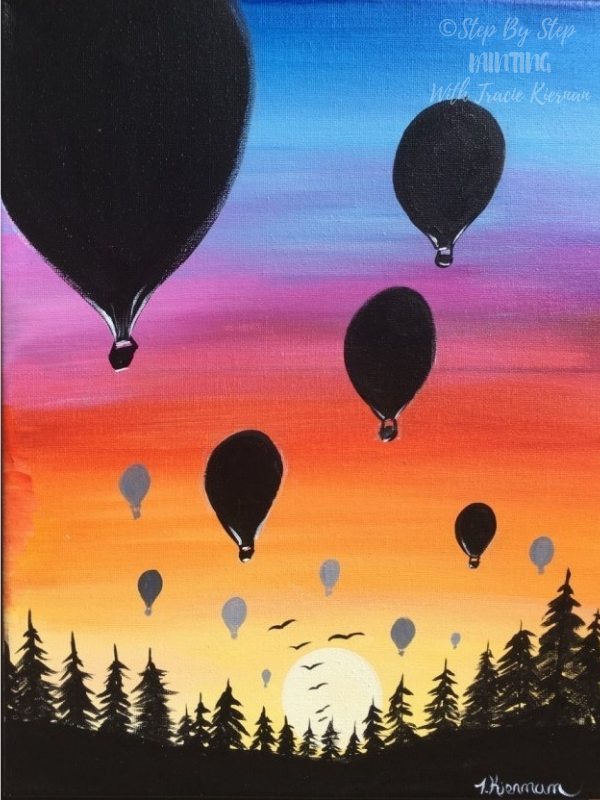 Hot air balloons