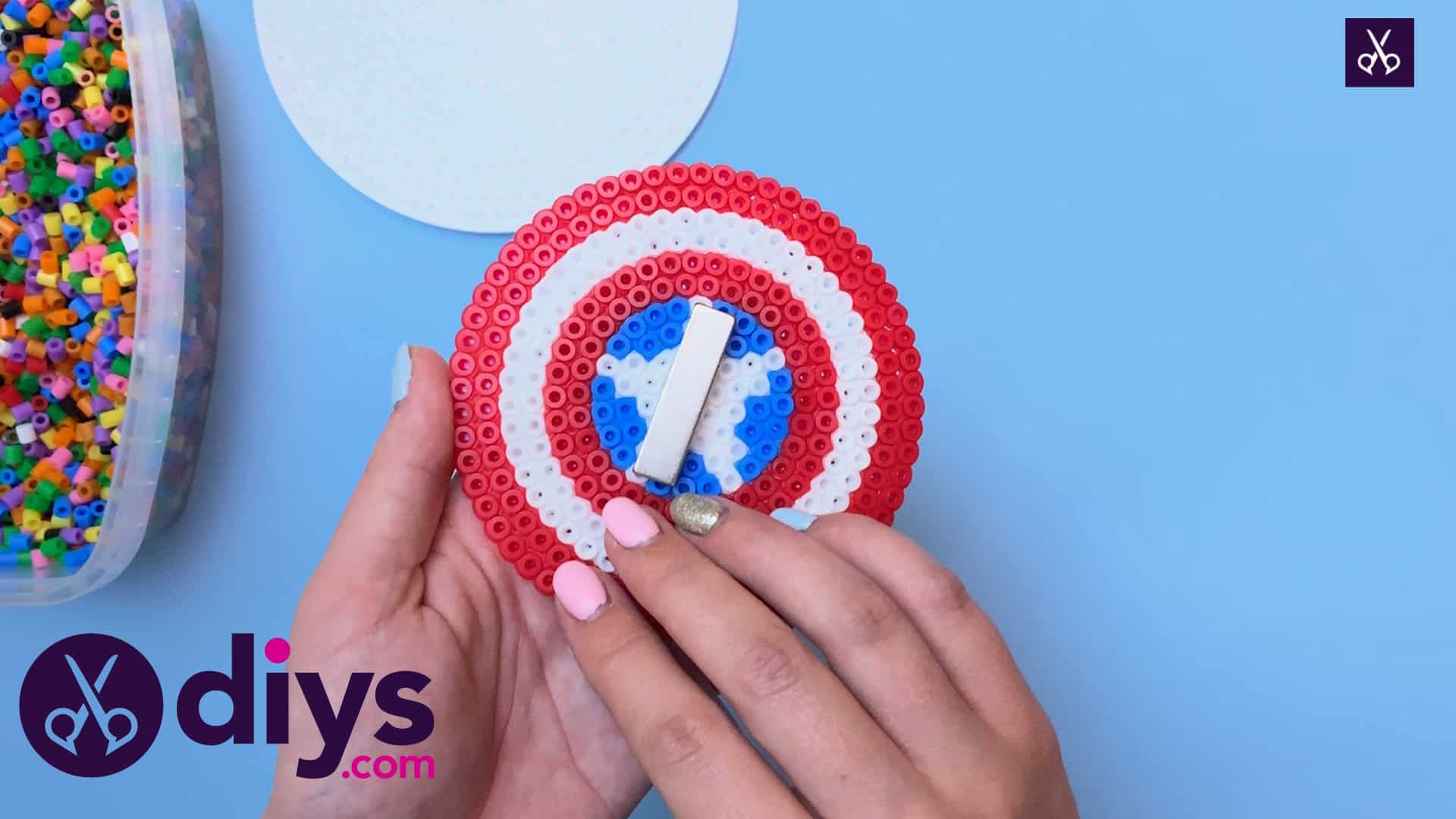 How to make a cool captain america freezer magnet craft