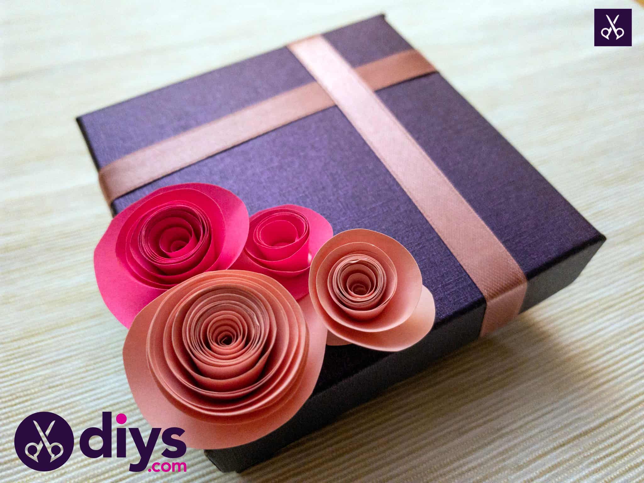 How to make a decorated gift box diy
