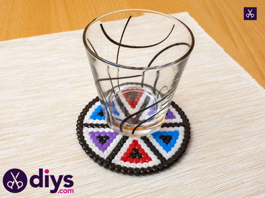 How to make a perler bead cup holder craft