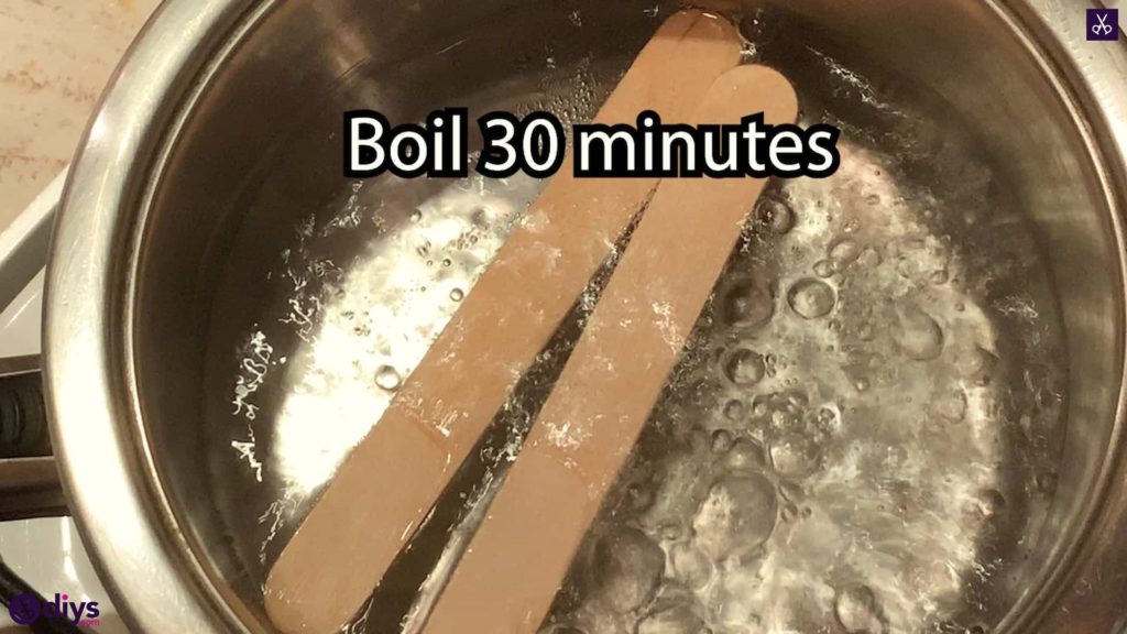 How to make a popsicle stick bracelet boil