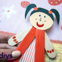 How to make a popsicle stick puppet simple diy