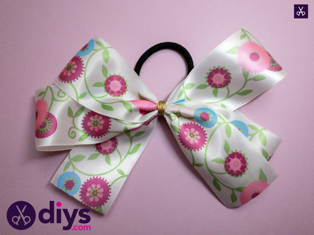 How to make a ribbon double bow craft