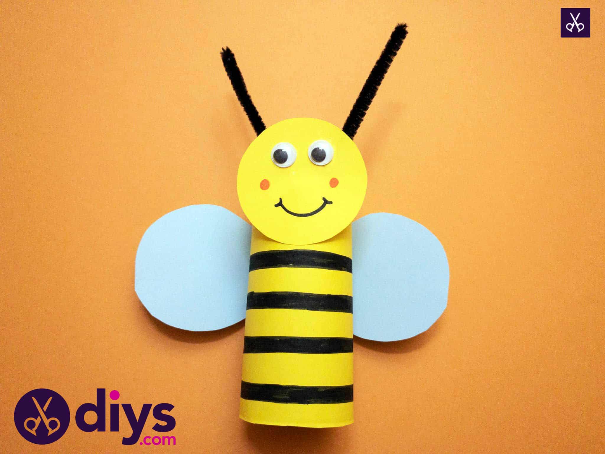 How to Make a Toilet Paper Roll Bee