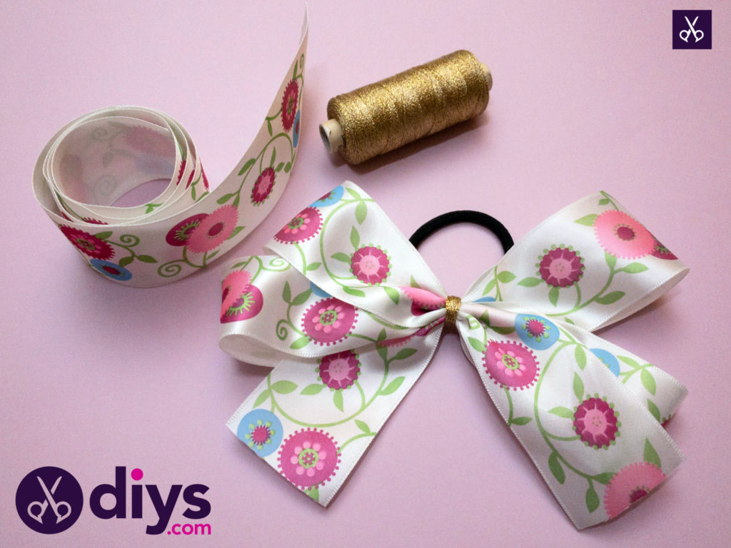 Materials how to make a ribbon double bow