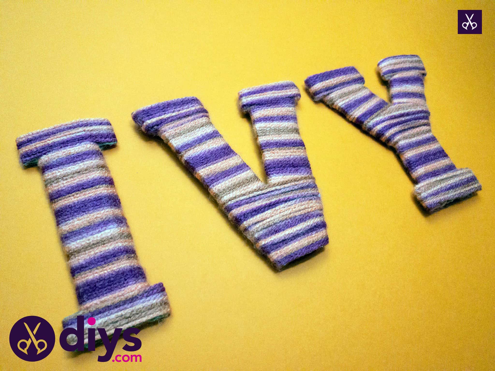 Wool Alphabet DIY