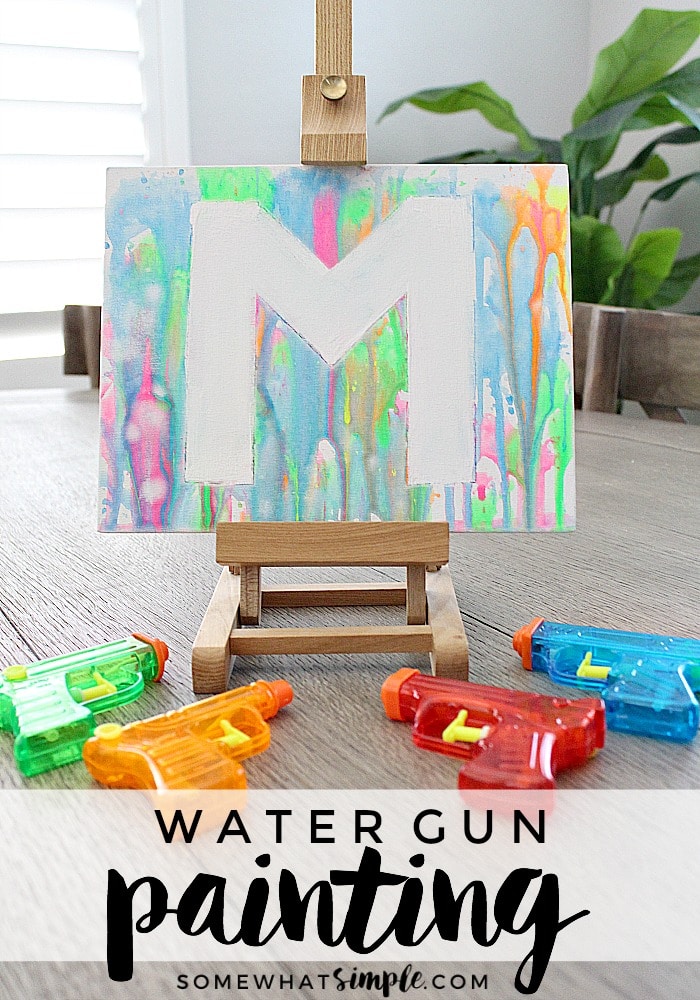 Water gun painting