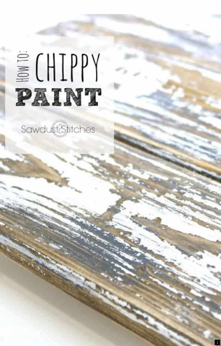 Diy chippy paint