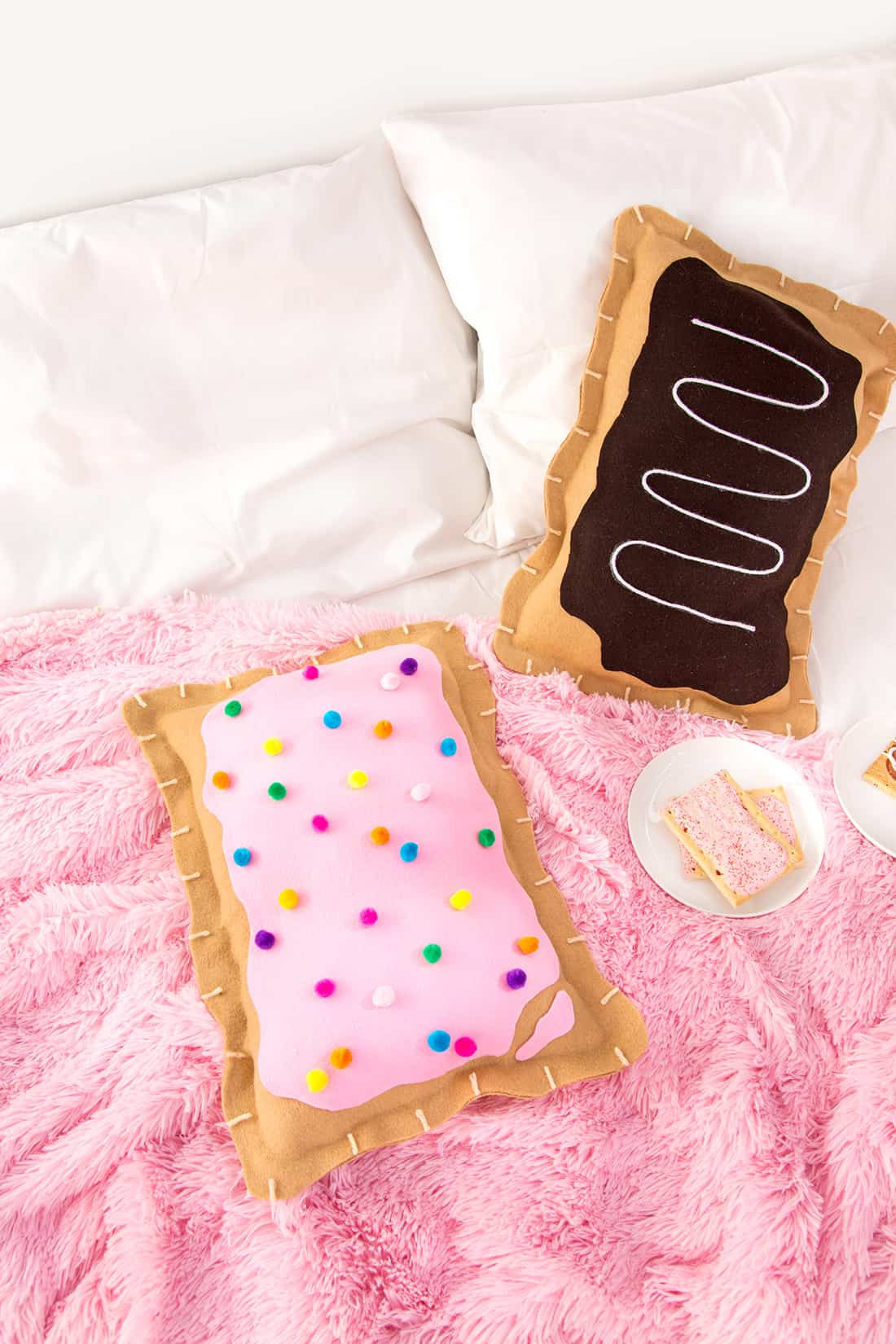 Diy pop tart pillows